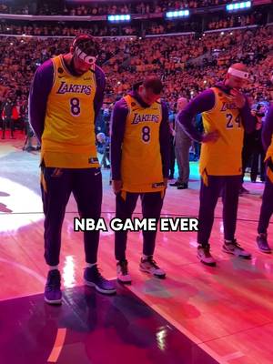 I was at the most emotional #NBA game ever. #kobebryant 