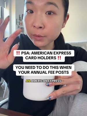 if you are passively paying your annual fee every year, you may be missing out!!! #americanexpress #amex #creditcardtips #moneysavingtips 
