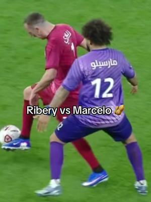 Franck Ribery nutmegs Marcelo at @Match for Hope #football #Soccer #marcelo #ribery 