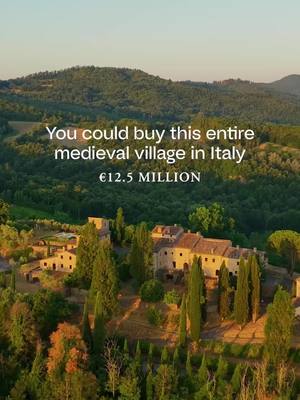 A 9th-century medieval village in Umbria's rolling hills sits on seven hectares of fenced parkland between Tuscany and the Tiber Valley. The borgo includes 19 residential units totaling 4,200 square meters, seven completed with high-quality finishes and private pools, while 12 remain in advanced raw state ready for custom interiors. The property spans over 30 hectares with 1,200 productive olive trees, three hectares of vineyards, walnut groves and truffle grounds. Two artificial lakes and multiple wells provide irrigation. A historic church from 1126 anchors the village center, while modern amenities include a 20kW photovoltaic system and wood chip heating. Five minutes from main services, accessible through three independent entrances. Shared amenities include an infinity pool, hot tub, tennis court and walking paths through cultivated fields and ancient woods. Anti-seismic restoration techniques preserve medieval architecture while ensuring structural integrity. ▪️ Comunaglia, Umbertide, Perugia, Italy ▪️ €12,500,000 | 45 BD | 50 BA | 48,437 SQ FT ▪️ Listing by Valentino Ronsisvalle | Coldwell Banker Best Properties