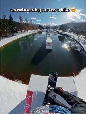 @pierre.vaultier with only 1.20m to land 😅 #Snowboard #WinterSports #RedBull #GivesYouWiiings 