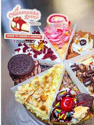 🗣Wake Up WAKE FOREST, NC - These are INSANE! Imagine cheesecake, decorated and made to order, sporting flavors you didn’t know existed! Thats what’s happening over at @A Cheesecake Lover in Wake Forest, NC! You’ve sent us this spot dozens of times so yeah, I took one for the team and consumed all the calories… and was it worth it, HECK TO THE YES! These might be some of the best ‘gate kept’ cheesecakes in the state. Now “Gatekeepers” yall go lite on us! We just wanna do God’s work! 🤣 ENOUGH said, your turn to get 🅃🅁🄰🄿🄿🄴🄳!   PROTIPS: 📱 It’s a ghost kitchen concept inside of the @Flavor District 🍔  👍🏽 12 new flavors each week 🚨 Purchase by a slice or a whole PIE 👀 Small shop, be patient ⛔️ Shipping coming soon, but not right now  ••••••••••••••• 📍 A Cheesecake Lover ⭐️ 5 out of 5        11016 Capital Blvd, Wake Forest, NC         919-750-6171 ••••••••••••••• #nccheck #nctiktok #raleighnc #explorepage #cheesecake 