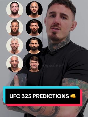 My UFC 325 predictions 👊🔥 #fyp #mma #ufc325 