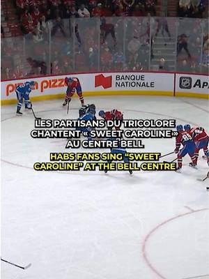 🗣️ BAH! BAH! BAH! #Crowd #SweetCaroline #Sing #Hockey #Montreal 