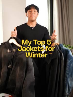 5 Jackets You Need This Winter! My Top 5 Jackets For Winter! ❄️ 1.⁠ ⁠@mutimer.co Leather Bomber This leather bomber from Mutimer is criminally underrated. It’s heavy, structured and always looks good. 2.⁠ ⁠@im_men_official Windcoat  I got this during my trip to Japan and while it’s not as warm as a wool coat, the design is absolutely perfect 3.⁠ ⁠@shinzobrand Fireman Clasp Love it or hate it, this jacket is truly an iconic statement piece and it’s really good for the colder days.  4.⁠ ⁠@has2sons_ Corduroy Jacket  The texture and silhouette of this jacket is insane. It also has fur on the inside which makes it really warm. 5.⁠ ⁠@jcaesar_studio puffer jacket When it gets really cold, this is my go-to puffer jacket. it’s minimal, warm and has the perfect silhouette #jacket #fashion #outfit
