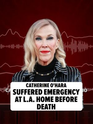Catherine O'Hara suffered a medical emergency at her Los Angeles home Friday ... and dispatch audio obtained by TMZ reveals she was having difficulty breathing before being rushed to the hospital. 🎥: Broadcastify.com