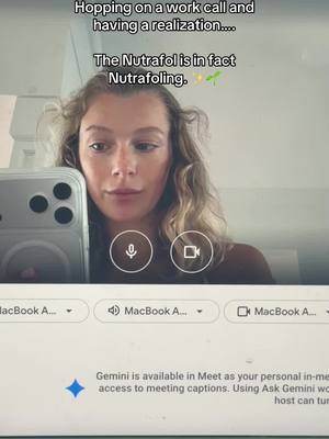 POV: You’re about to hop on a meeting and realize your baby hairs are making an appearance 👀✨  This is what consistency with your daily Nutrafol Hair Growth Nutraceutical looks like. Trust the process 🤍 #ChangeComesFromWithin