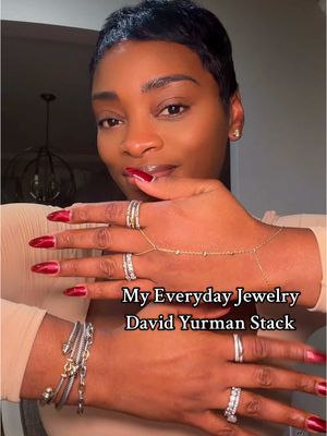 Obsessed with my #DavidYurman stack! The girls that get it… get it 😌 Drop your DY stacks below!! @David Yurman 