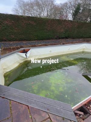New project! It’s a big one! Pretty Much a whole new pool  #thep00lguy #hollayaboy #hollayaboy #satisfying 