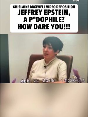 Ghislaine Maxwell ripped a page out of Jeffrey Epstein's playbook during a 2015 video-recorded deposition, claiming everything was done by the book while Epstein was enjoying his creepy massages.   🎥 DOJ