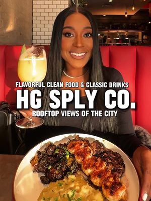 Flavorful Clean Eatery in Dallas 🌿🌆 This is one of the best healthy eateries with rooftop vibes in Dallas. HG Sply Co. serves clean, ingredient forward dishes with great flavors, plus signature cocktails and mocktails. They have some of the best skyline views in the city. The vibe is relaxed, elevated, and perfect for enjoying good food and a rooftop moment. Add this to your list of places to eat in Dallas. They are perfect for brunch, ladies day out, or an evening to enjoy the rooftop. Would you try it? 📍 @HG Sply Co  2008 Greenville Ave Dallas, TX #HGSupplyCo #DallasEats #ThingsToDoInDallas #DallasRooftop #DateNightDallas