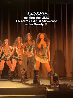 #GNARLY and #GRAMMY have the same amount of letters… just saying. 🙂‍↕️ @KATSEYE #KATSEYE #GRAMMYs #Showcase 