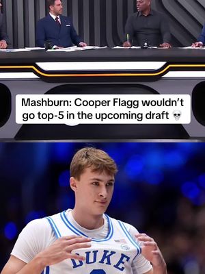 Former NBA star Jamal Mashburn is taking the top five freshmen in the country this year over Cooper Flagg 😭 #collegebasketball #cooperflagg #nbadraft #dukebasketball 