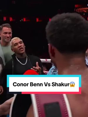 Conor Benn vs Shakur Stevenson😱 Shakur Stevenson and Conor Benn faceoff after Shakur’s win against Teofimo Lopez #shakur #conorbenn #teofimoshakur #boxing #matchroomboxing 
