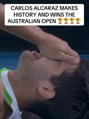 CARLOS ALCARAZ HAS DONE IT 🏆 #tennis #carlosalcaraz #australianopen 
