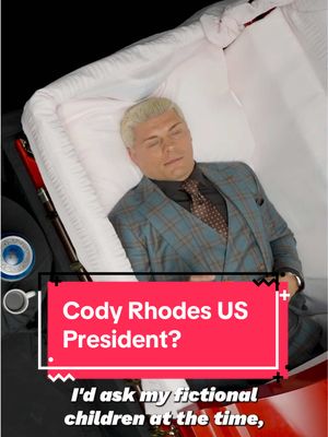 Cody Rhodes WWE wrestler and US President? What!? #WWE #codyrhodes 