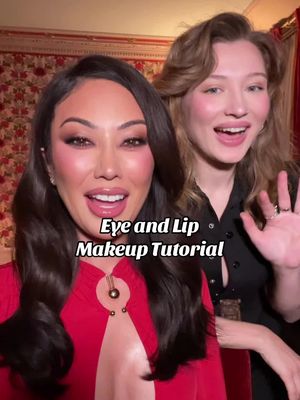 Glam tutorial with @Ivana Canić! We got the most questions about my eyes and lip makeup so sharing here. 