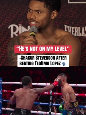 Shakur Stevenson knew he was going to beat Teofimo 😤 (via @DAZNBoxing) #Ring6 #boxing #shakurstevenson #teofimolopez 