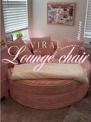 TikTok shops lounge chair ✨💓 #tiktokshop #tiktokshopfinds #tiktokmademebuyit #Home #loungechair 