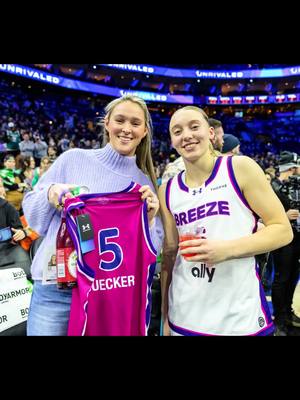 Had to follow through on a Shirley Temple promise. @Paige Bueckers @Not Gonna Lie with Kylie Kelce @Unrivaled Basketball 