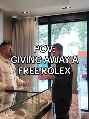 FREE Rolex?! You know we had to visit Miami's best @Avi & Co. ® to find the perfect one. Place your Big Game Challenge orders through 2/7 for a chance to land this on your wrist.  T&Cs apply.