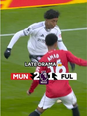 The ending of @Manchester United v Fulham was CINEMA 🍿 #PremierLeague 