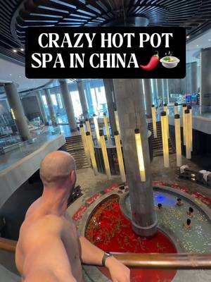 INSANE Hot Pot Spa in China  📍Maple Leaf Village Hot Spring Resort, Harbin #china #harbin 