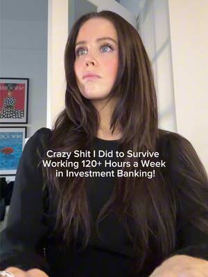 Some crazy sh*t I did to survive working 120+ hour weeks in investment banking. I wish these weren’t true, but the IB analysts days were so rough!  1. Took my work phone with me into the shower — answering urgent emails non-stop, even at 4am. 2. 3am ice-cold showers for pure shock therapy to jolt myself awake. 3. Blasted true crime podcasts to scare the sleep away; fear was my caffeine. 4. Snuck 20-min naps on my desk, under my desk, in bathroom stalls while waiting for comments. 5. Slept in my work clothes — no time for pajamas and needed any extra sleep. 6. Ate purely Uber Eats/DoorDash for every meal — if I even had time to eat. 7. Set 20+ alarms because when you crash, you'll sleep through literally everything!