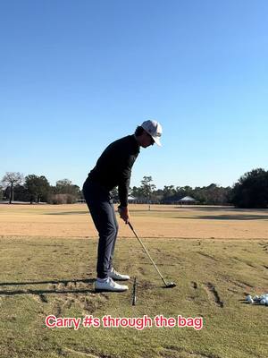 Carry numbers through the bag #golf #carry #numbers #fyp #driver 