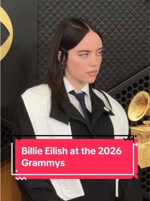 #BillieEilish has arrived to the #Grammys with a meaningful accessory. Tap the link above to find out why celebrities are wearing pins on the #RedCarpet. 