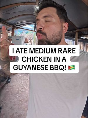 🇬🇾 would you eat medium rare chicken from a man you just met at a Guyanese bbq ? 👀  #t#travelg#guyana🇬🇾g#guyanatiktok🇬🇾t#traveltokg#guyana