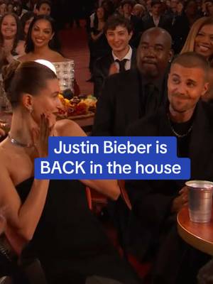 Could not be happier that @Justin Bieber is back at the #GRAMMYs 🥹