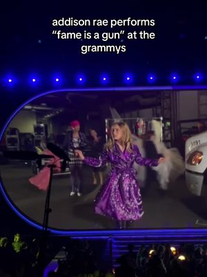she ate with this #addisonrae #grammys 