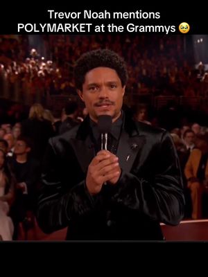 Mama we made it, Polymarket going mainstream #polymarket #grammys #trevornoah #music #awards