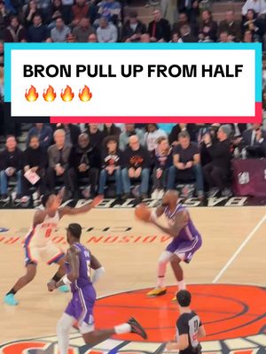 LeBron from half… 😂  Via LADEIG | #NBA | #Lakers | #LeBronJames