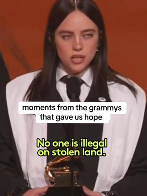 At tonight’s #GRAMMYs, award winners including Bad Bunny, Olivia Dean, Kehlani, Billie Eilish, and SZA used their speeches to embrace immigrant communities and call on their famous friends — and the rest of us watching — to show up, speak out, and push back against attacks on them. 