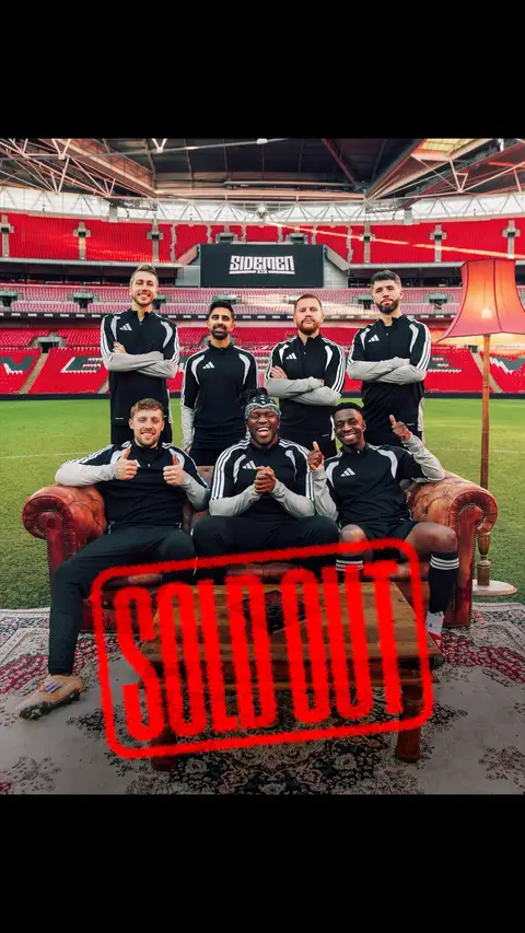 For this match, for the shows we make and for the videos you watch every week.  The 2026 Sidemen charity match is now sold out, and even quicker than last year!  Thank you for being a part of this community 💙 #sidemen #sidemencharitymatch  @miniminter @KSI @Vikkstar @bigw2s @Ethan Payne @Tobi Brown @Josh Zerker 