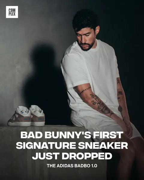 Bad Bunny’s first signature shoe with adidas has officially dropped, limited to 1,994 pairs in honor of his birth year.