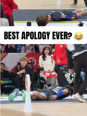 Japanese volleyball all-star Nishida Yuki really delivered the greatest apology ever with this amazing headfirst slide 😆 👏  #volleyball  #japan  #slide  #apology 