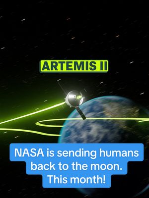 NASA is sending humans farther from Earth than ever before. This is the second of three planned NASA missions to go back to the moon, in hopes of eventually establishing a moon colony. This mission, Artemis II, is about testing the spacecraft, Orion, during a 10 day trip around earth and the moon while checking the ship’s life support, navigation, communication, and radiation shelter. If all goes well, the third and final mission will have humans landing back on the moon for the first time in 50 years! To see more about that, follow along! #NASA #space #Artemis #moon #Science