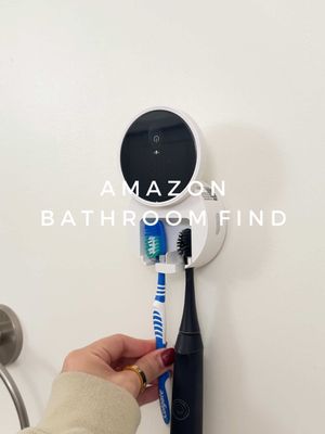 Amazon Bathroom Find 🪥 #bathroom #gadget #Home #amazonmusthaves #aesthetics 