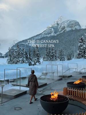 This is Canada’s newest spa! 💫❄️ Welcome to Basin Glacial Waters at the beautiful Fairmont Chateau Lake Louise. Designed for deep relaxation with front row views of the Canadian Rockies. Easily one of the most beautiful spas I’ve ever experienced. @Fairmont Hotels & Resorts  #FairmontHotels #MakeSpecialHappen #LakeLouise #BasinGlacialWaters