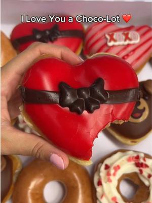 Our Valentine’s Day Collection is HERE, and it’s love at first bite 😍 🍫 I Love You a Choco-Lot 🐻 Teddy Bear Cookies & Kreme 🍓 You’re Berry Sweet 💖 Sprinkled with Love How do you #SayItWithDoughnuts? #krispykreme #doughnut #ValentinesDay #valentine 