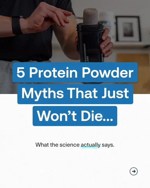 5 common  protein powder myths that won’t go away in 2026. Here's what the research actually says.