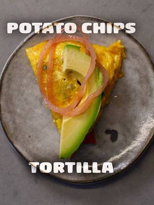 more of this please. acooknamedmatt.com for the recipe. i remember serving tortillas off the pantry station at work, typically served cold. when i saw chef jose andres add mayo to a microwaved omelette i thought genius. so when i saw he has his own spanish potato chips…well this is what it is. tortilla. what next ? taking requests.