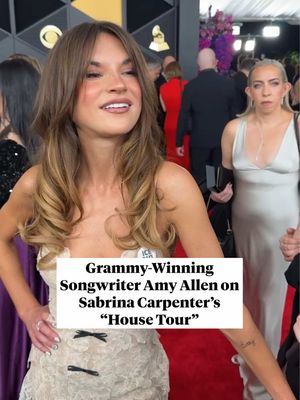 Amy Allen made history at the Grammys last night and also talked to us about “House Tour” #AmyAllen #SabrinaCarpenter #Grammys #Grammys2026