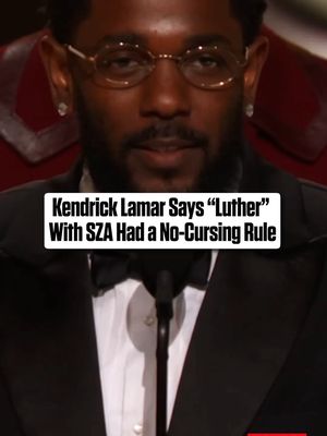 Kendrick Lamar revealed, after winning Record of the Year at the 2026 Grammy Awards, that there was just one condition to clear the sample on “Luther” with SZA: no cursing. 🏆 They agreed to the rule, and the hit was born.