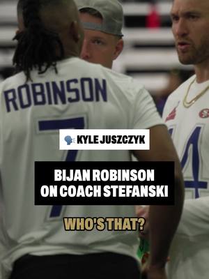 Got that Bijan seal of approval 🔥 #nfl #bts #ProBowl #bijanrobinson 