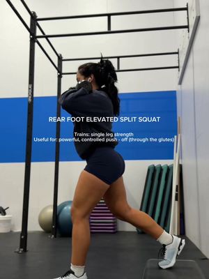 Strengthening your glutes / hams 🤝 better runs  Your glutes are the main muscle that creates that *push* when you’re running. 🍑 When they’re stronger you move forward with less effort, your stride stays stronger (even when you’re tired at the end of long / difficult runs) and you take stress off of your knees, shins and lower back.  This is also why I stress the importance of warming up your glutes before a run. It’s often overlooked (because who’s getting on the sidewalk to do glute bridges before a run?😀) Some glute kickbacks and band walks can go a long way!  Build them hams/glutes, warm them up & see how your run feels! 🏃‍♀️ - - - #Running #legday #marathontraining #runnerstrength