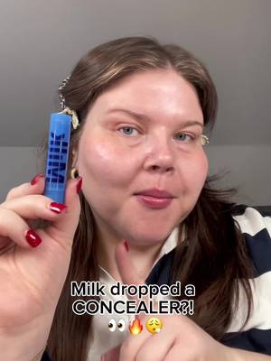 #AD Milk dropped a CONCEALER?! 😮‍💨🔥👀 I’m wearing shade 0.5 and it’s BRAND NEW at Ulta Beauty, this is the Hydro Grip Gel Concealer - what do we think?!  Available EARLY on the Ulta app, online 2/4 and in-store 2/8 🔥🔥🔥 @milkmakeup @Ulta Beauty #dryskin #makeupreview #newmakeup #beauty 